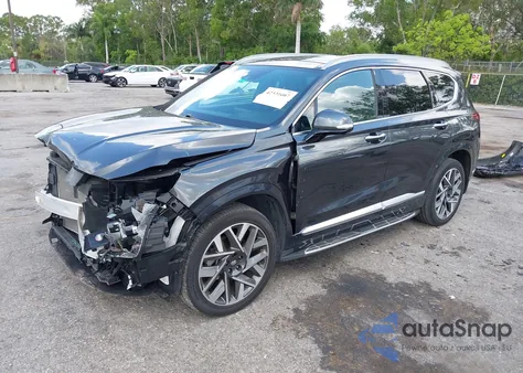 2023 Hyundai Santa Fe Calligraphy из США, поврежденный, VIN 5NMS54AL1PH492283